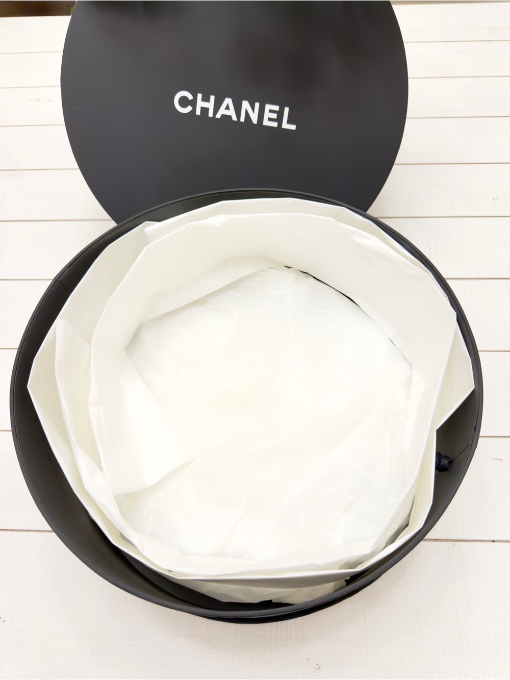 Chanel Large Hat Box- 14” - Picture 7 of 12